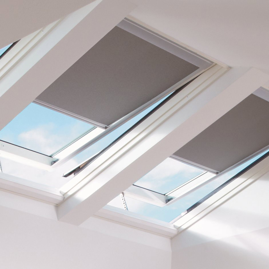 DSD Solar Blockout Blind for Velux Fixed Skylight Natural Lighting